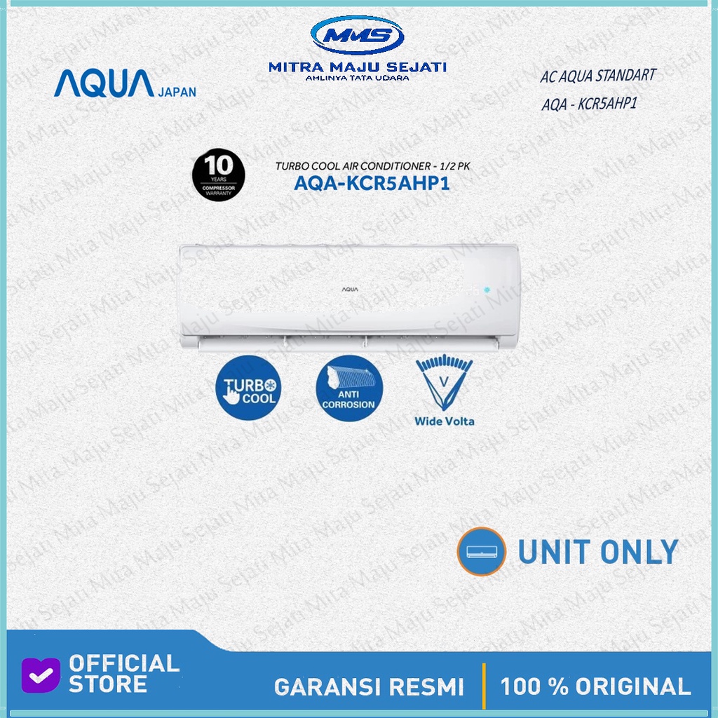 Jual Ac Aqua Split 1 2 PK KCR 05AHP Unit Only Shopee Indonesia