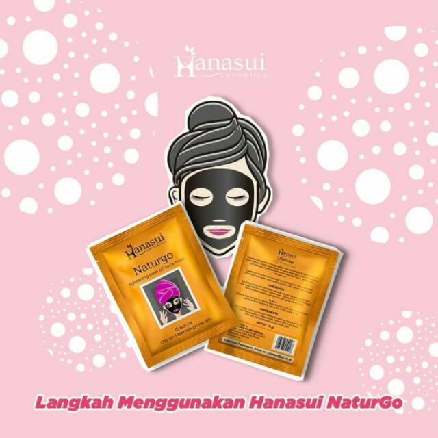 Jual Hanasui Naturgo Lightening Peel Off Face Mask Gr Shopee