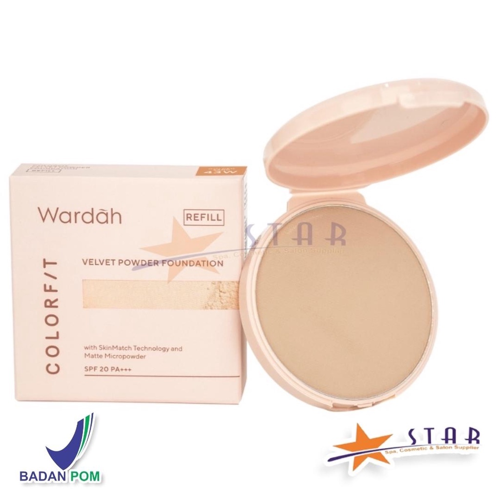 Jual Star Baru Wardah Refill Colorfit Velvet Powder Foundation Bedak