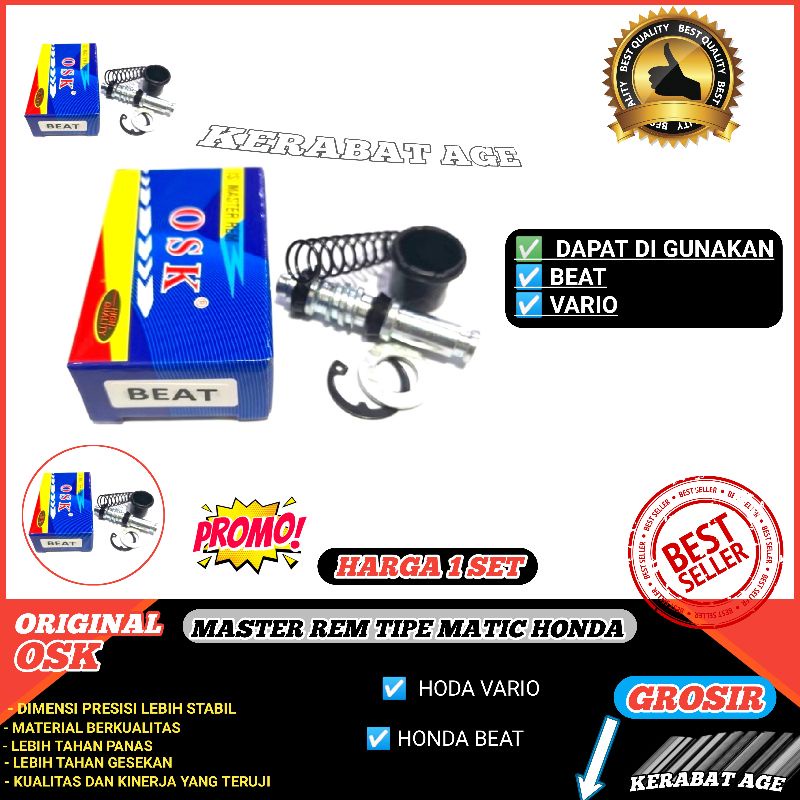 Jual Seal Master Rem Depan Beat Vario Original OSK Shopee Indonesia