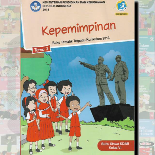 Jual Buku Tematik Kelas 6 Tema 7 Kepemimpinan K2013 Revisi 2018