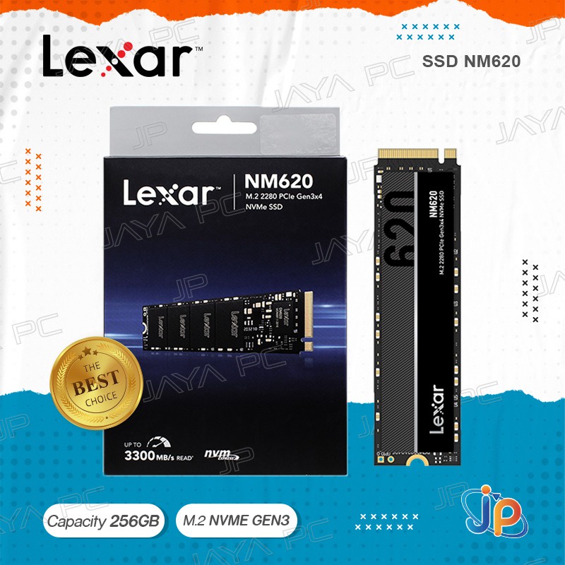 Jual Lexar NM620 M 2 Pcie Gen3 Nvme 2280 256GB SSD NM 620 M2 256 GB