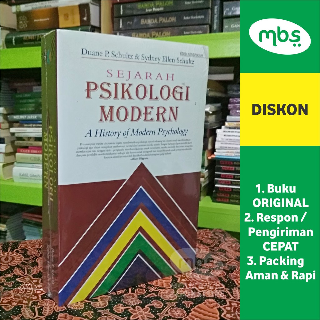 Jual SEJARAH PSIKOLOGI MODERN Duane P Schultz Sydney Ellen Schultz