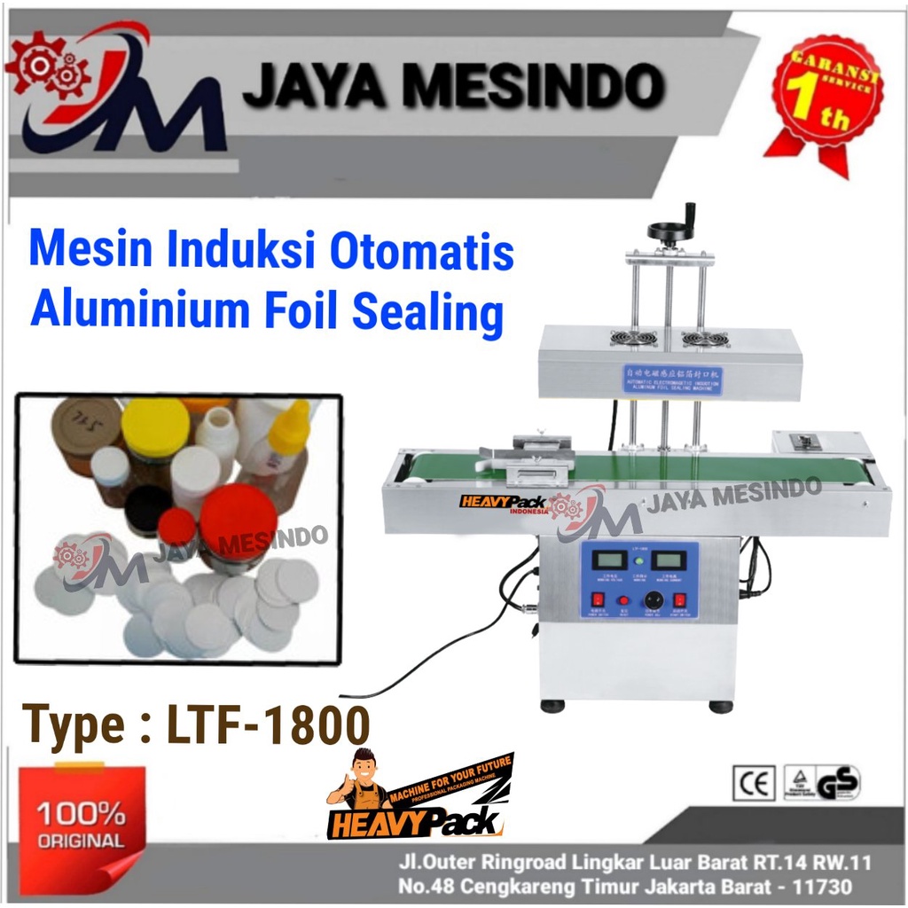 Jual Mesin Segel Induksi Otomatis Ltf Induction Sealer Heavypack