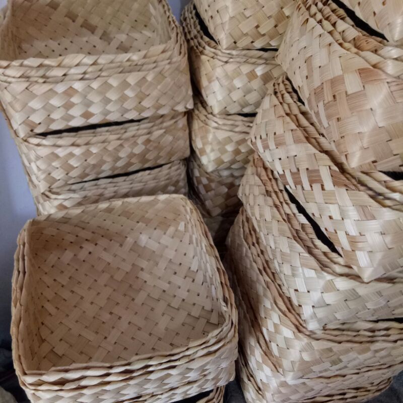 Jual Besek Bambu Ukuran 22 Cm X 22 Cm Harga Sepasang Shopee Indonesia