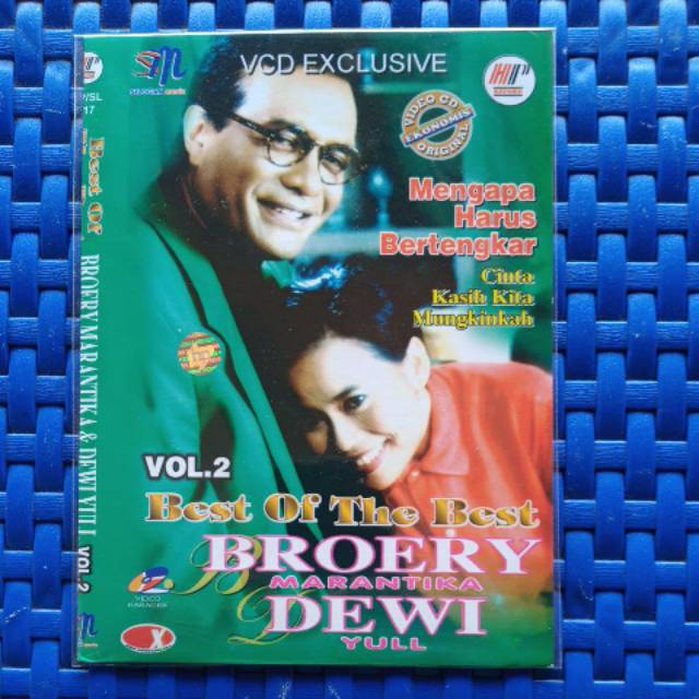 Jual KASET VCD DVD ORIGINAL KARAOKE LAGU POP BEST OF THE BEST BROERY