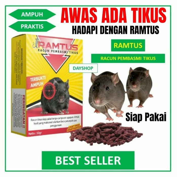 Jual Racun Penjebak Jebakan Pembunuh Hama Koloni Tikus RAMTUS Mati