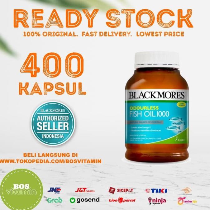 Jual Vitamin Blackmores Odourless Fish Oil Mg Bpom Kalbe