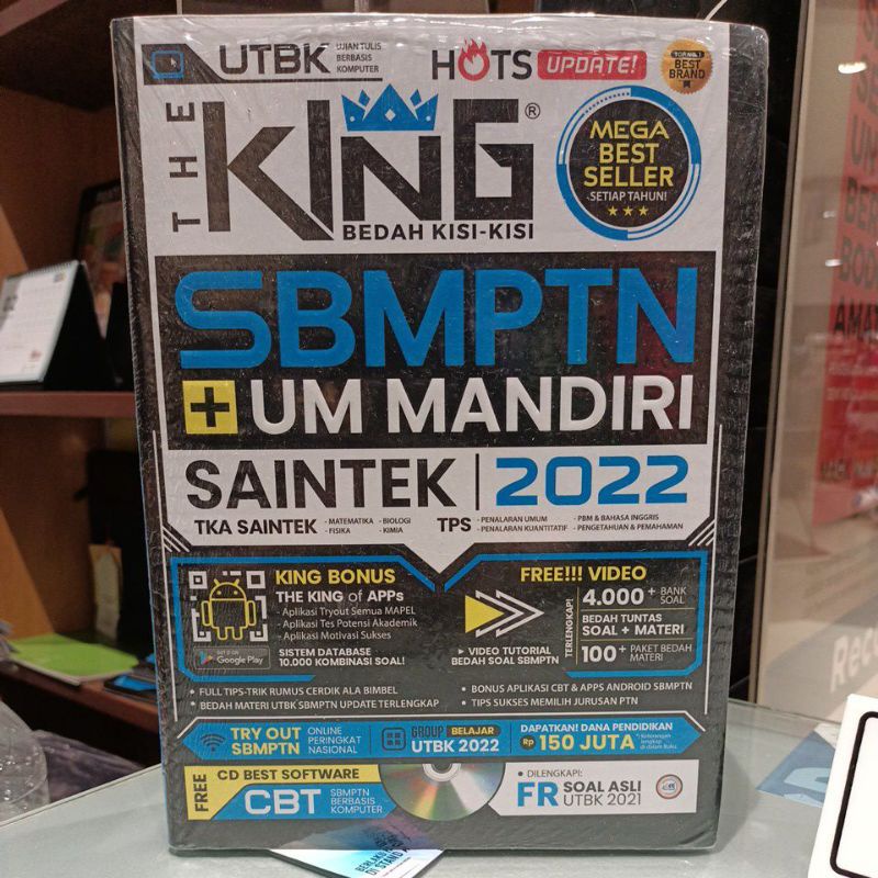 Jual The King Bedah Kisi Kisi SBMPTN UM MANDIRI SAINTEK 2022 Shopee