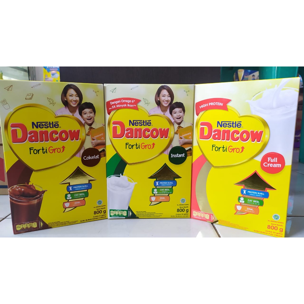 Jual Dancow Fortigro Full Cream Instant Vanila Instant Cokelat Shopee