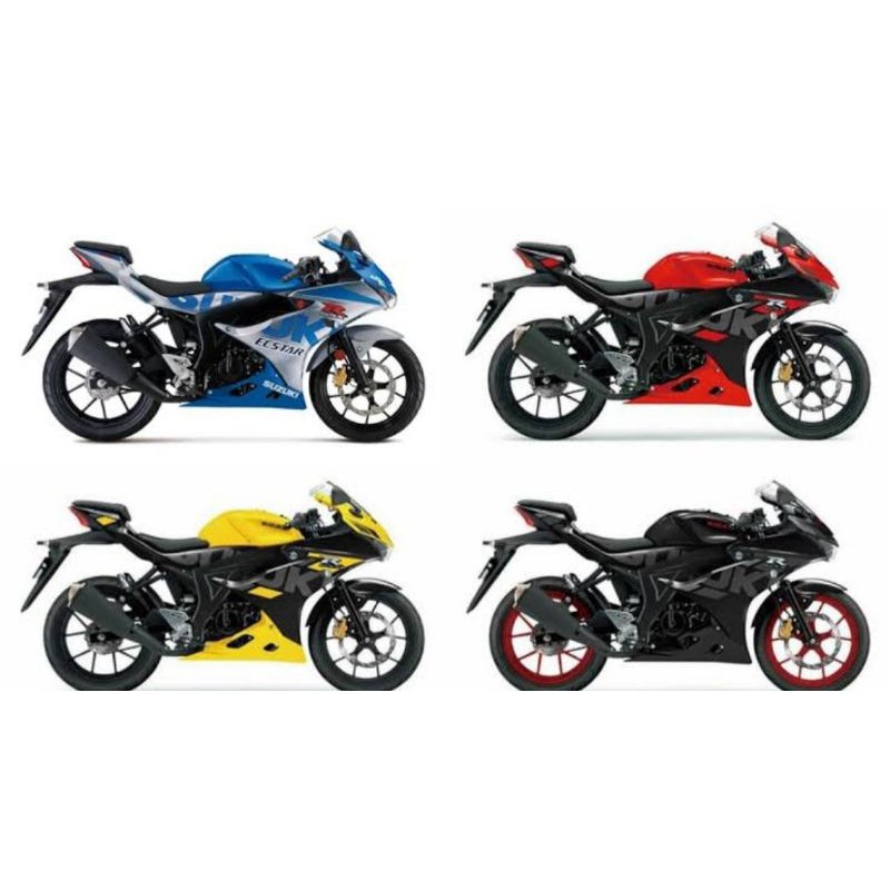 Jual Striping Stiker Sticker Suzuki Gsx R Abs Biru Merah