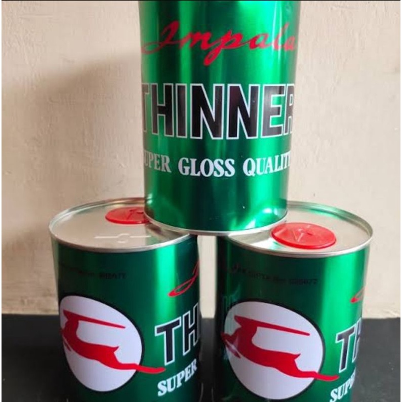 Jual Thinner Thiner Tiner Pengencer Cat Kayu Besi Duco Impala 1 Liter