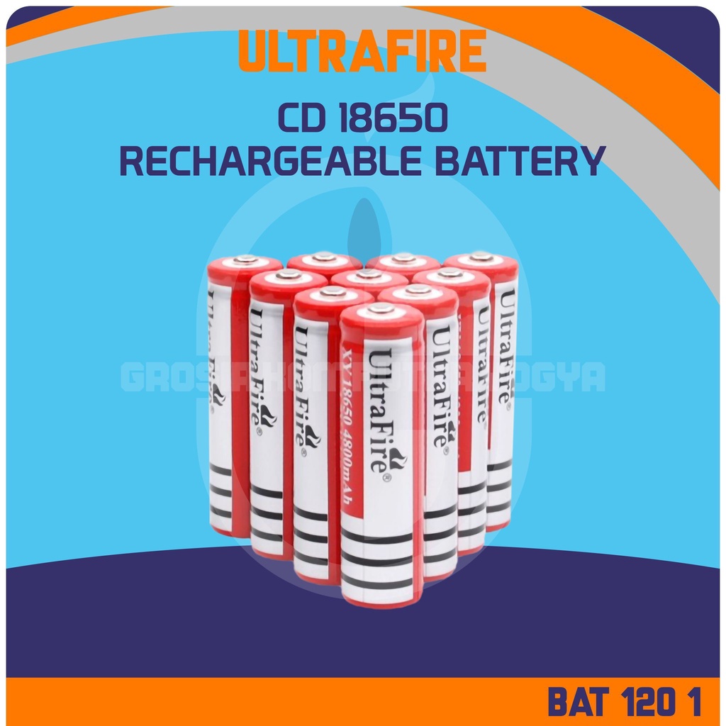 Jual Ultrafire Cd Mah V Li Ion Rechargeable Battery