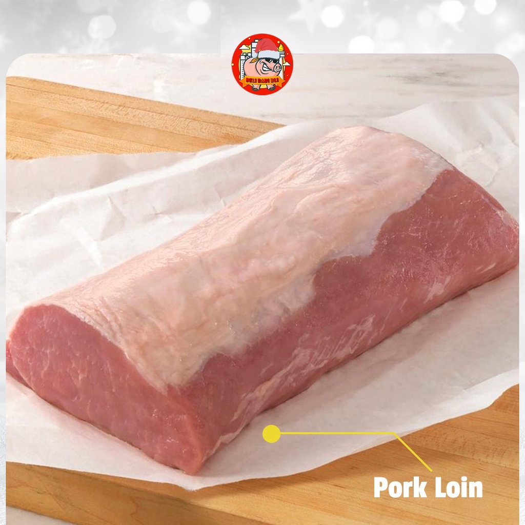 Jual Daging Has Luar Pork Loin Karbonat Babi Bali Asli Premium Less