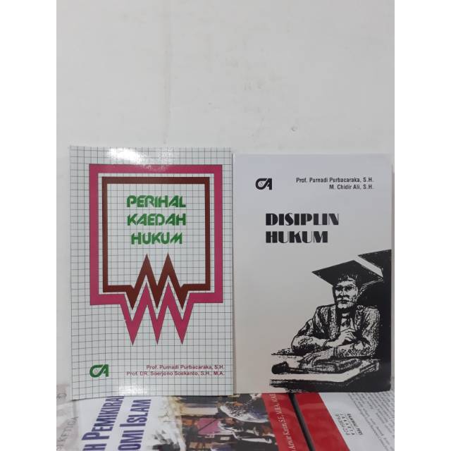 Jual Buku Hukum PERIHAL KAEDAH HUKUM Dan DISIPLIN HUKU 2 BUKU Shopee