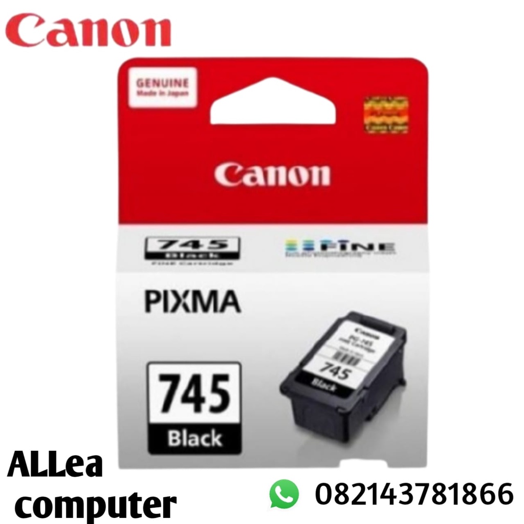 Jual Catridge Tinta Canon Pixma 745 Black Shopee Indonesia