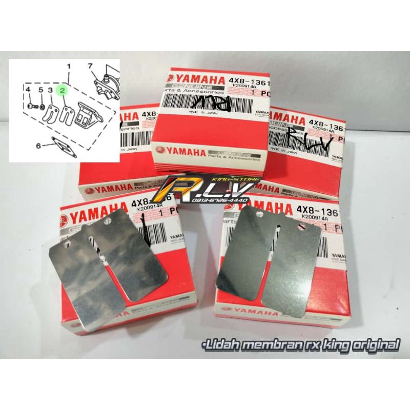 Jual Lidah Plat Membran Rx King Rxs Rxking Rx Spesial Original Yamaha