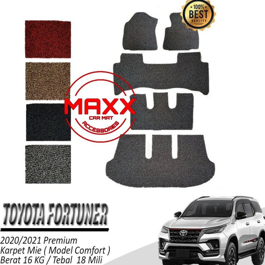 Jual Karpet Mobil Mie Bihun PREMIUM MODEL COMFORT TOYOTA FORTUNER VRZ