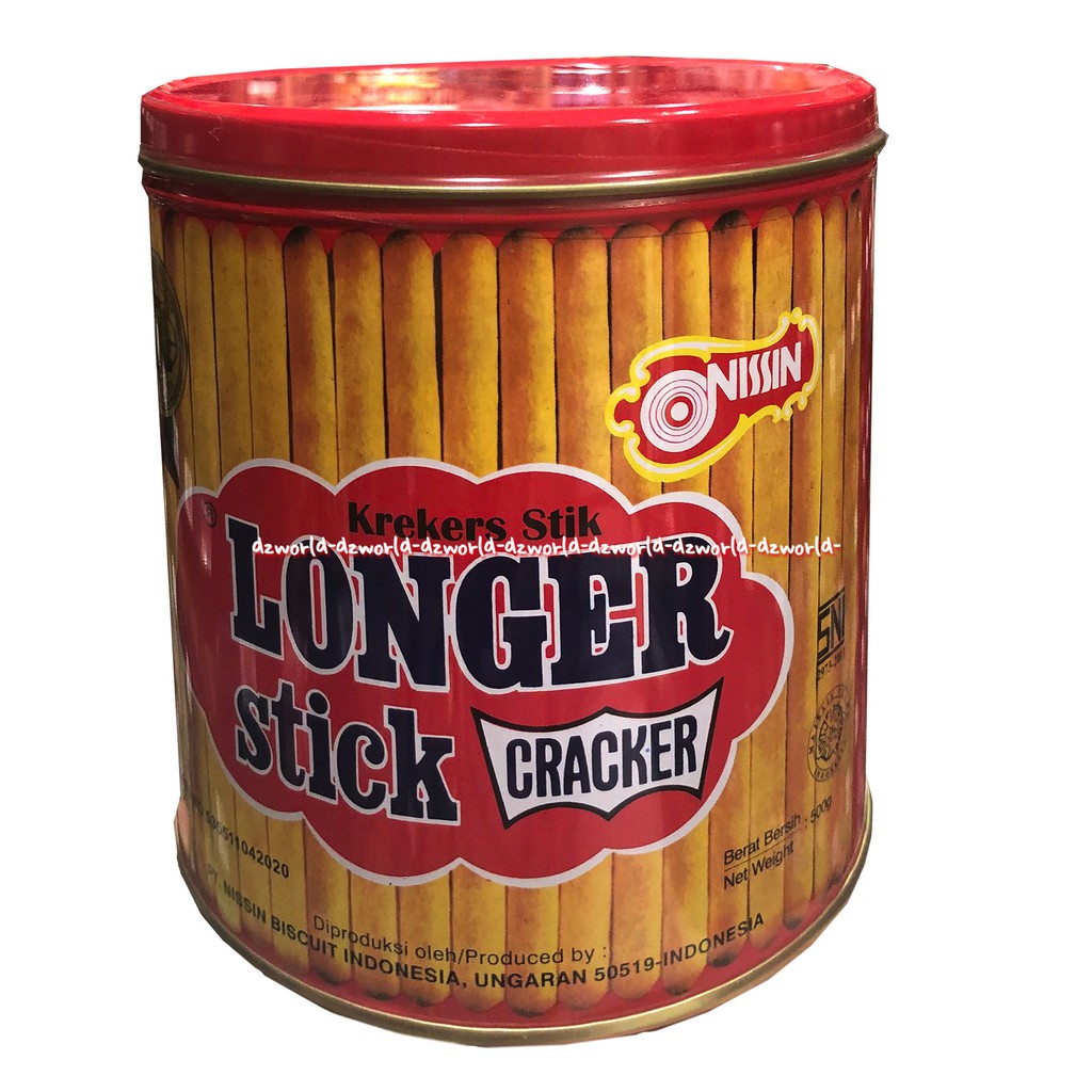 Jual Nissin Longer Stick Krekers Stik Cracker 500gr Kaleng Biskuit Stik