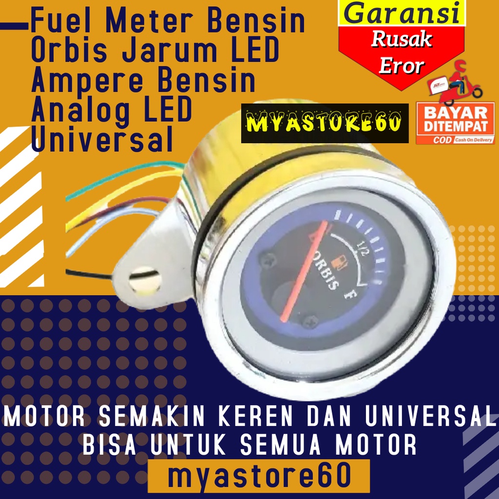 Jual Meteran Bensin Penunjuk Pengukur Bensin Fuel Meter Bensin Orbis