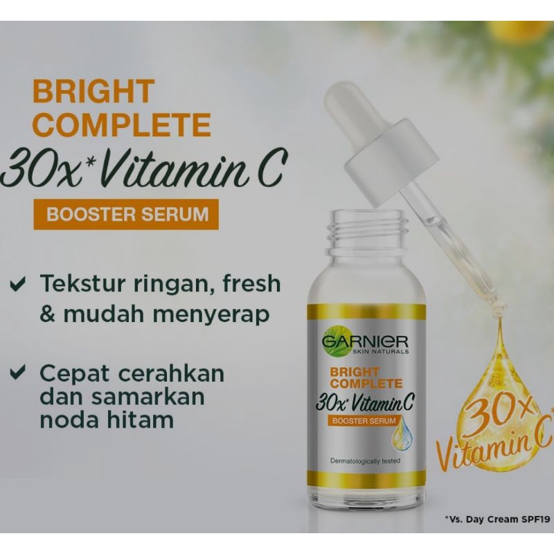 Jual Garnier Light Bright Complete Booster Serum Ml Shopee Indonesia