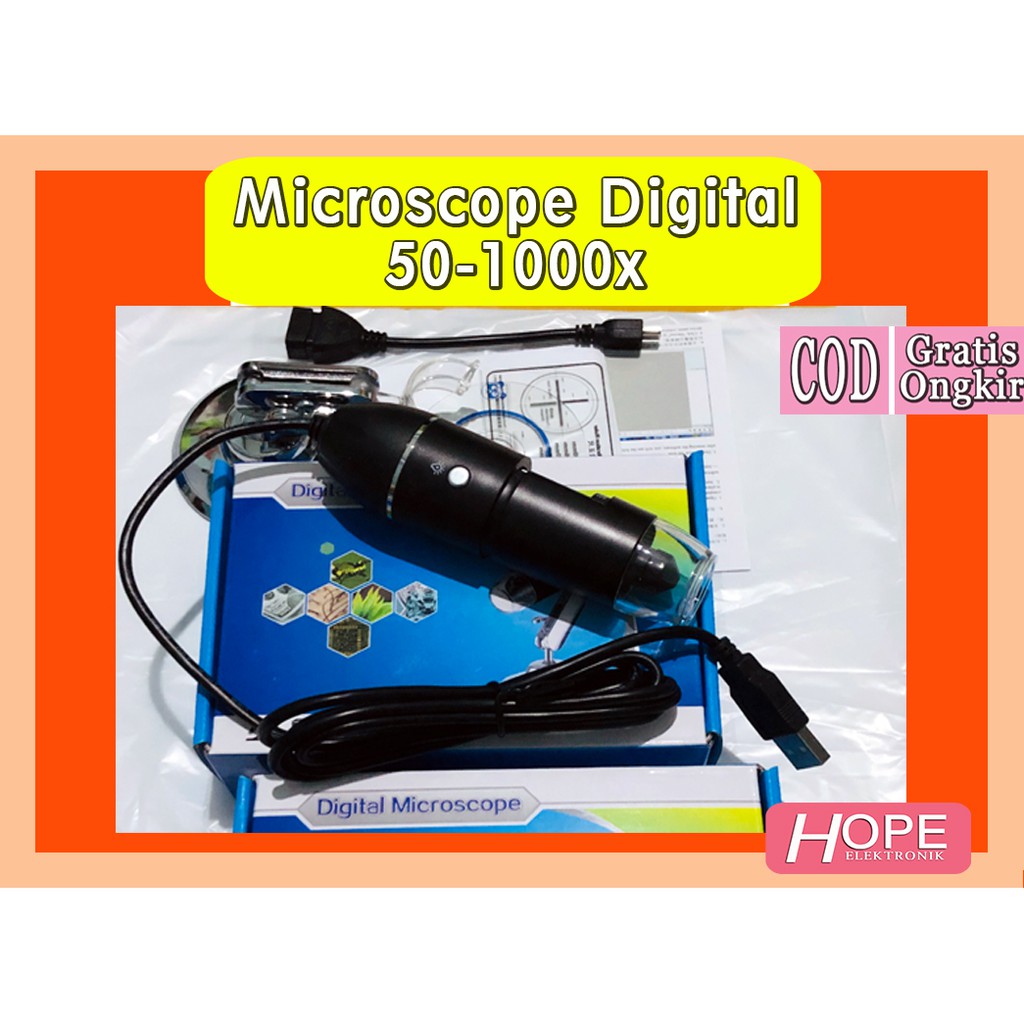 Jual MIKROSKOP DIGITAL 1000 X Digital Microscope USB 50 1000x