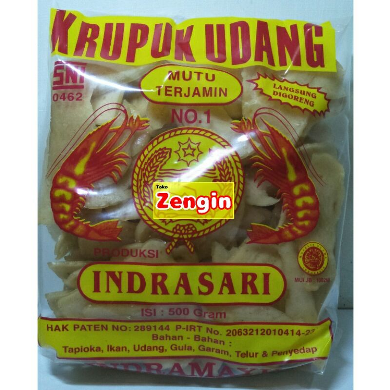 Jual Krupuk Udang Cap Indrasari Gr Shopee Indonesia