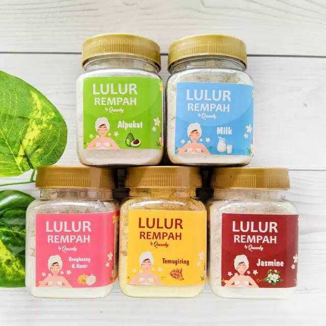 Jual LULUR REMPAH 100 Gr BENGKOANG PLUS KUNIR PUTIH ALPUKAT JASMINE