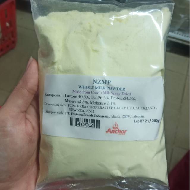 Jual ANCHOR NZMP 200GR Susu Bubuk Full Cream Milk Powder Shopee