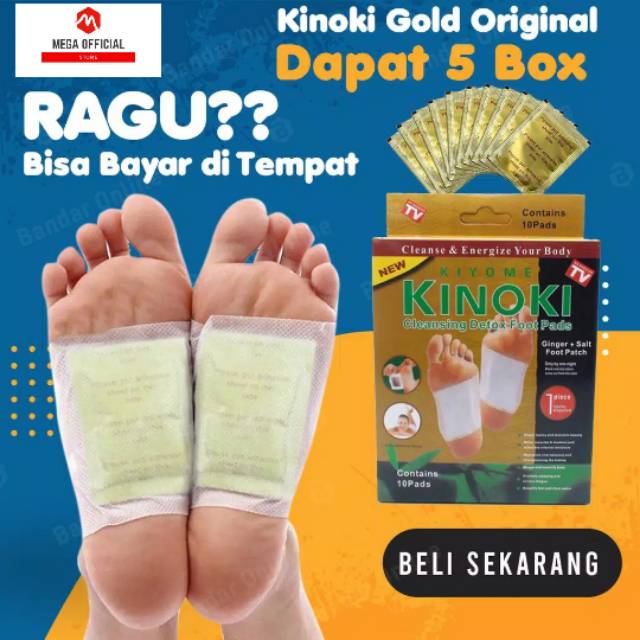 Jual Koyo Kinoki Gold 5 BOX Original Shopee Indonesia