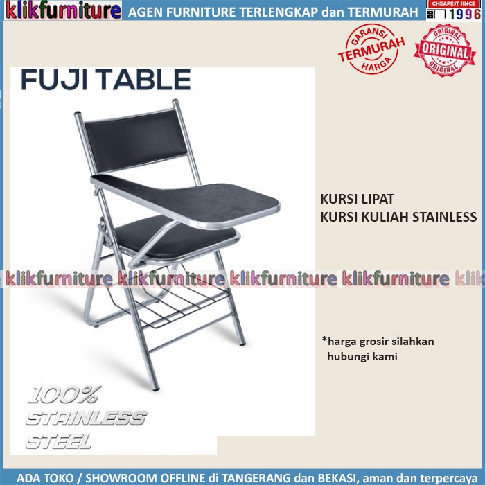 Jual Kursi Lipat Kursi Kuliah Stainless Fuji Bina Karya Shopee Indonesia