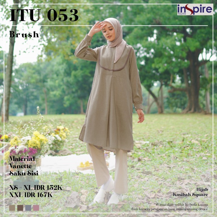 Jual Tunik Youth Inspire ITU 053 Tunik Remaja Wanita Muslim Katun