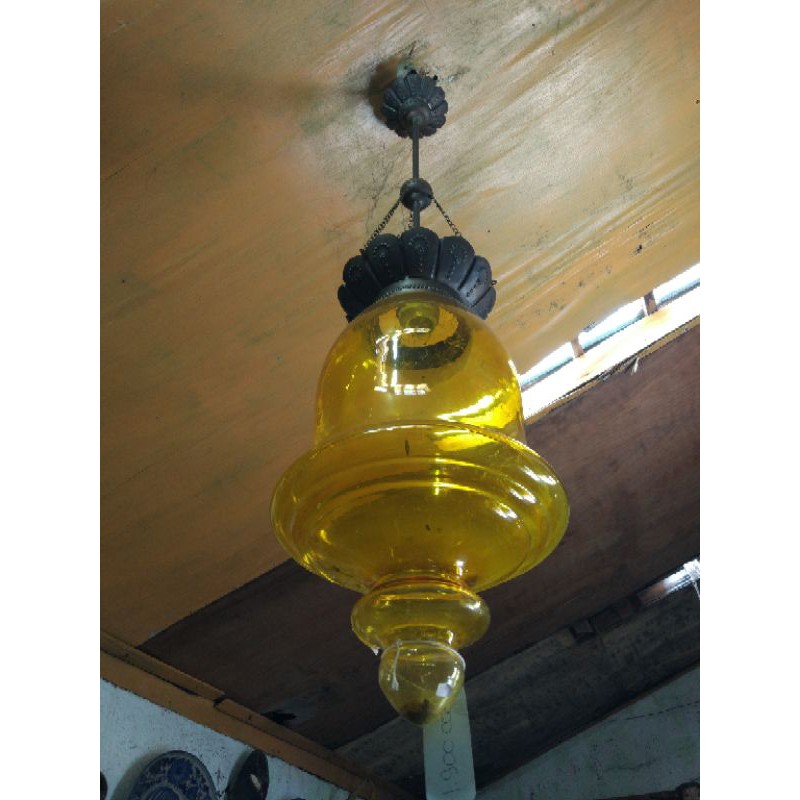 Jual Lampu Gantung Jawa Astrolop Mahkota Bunga Antik Shopee Indonesia