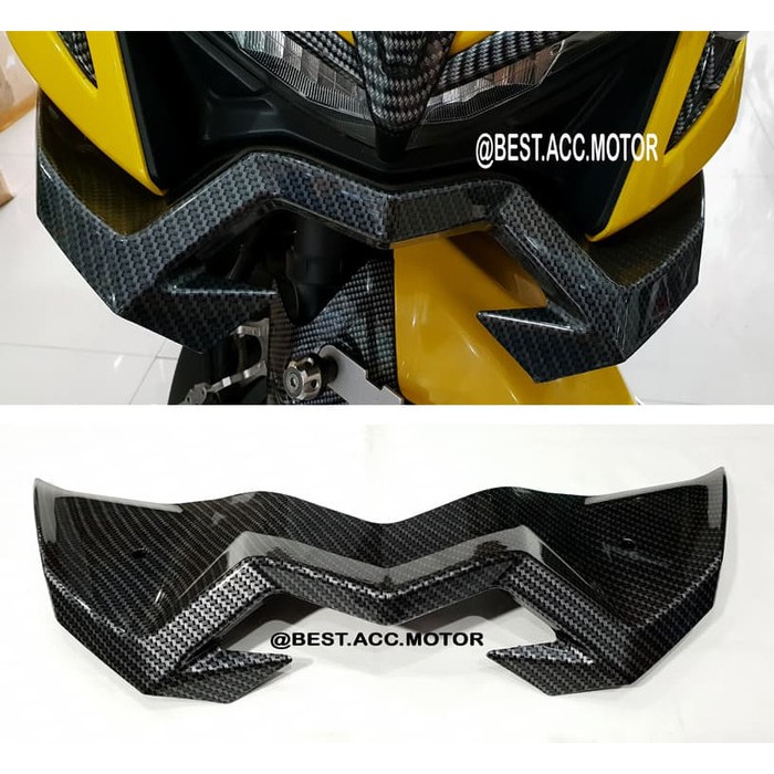 Jual Winglet Carbon Asli Kevlar Yamaha Aerox Nemo Aksesoris