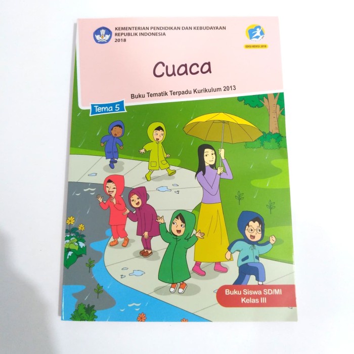 Jual Buku Tematik Sd Kelas Tema Cuaca Shopee Indonesia