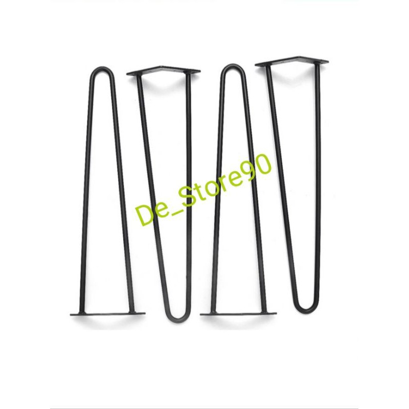 Jual Kaki Meja Hairpin Leg Besi Minimalis Ukuran 40 50 60 70cm Shopee