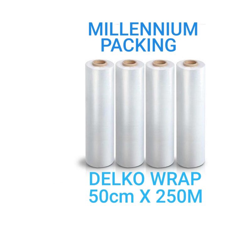 Jual Plastik Wrapping Stretch Film Bening Delkowrap 50cmX250M Shopee