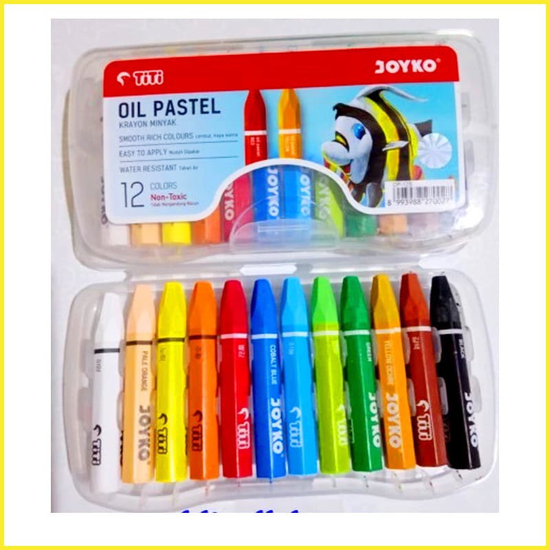 Jual Krayon Joyko Color Crayon Oil Pastel Joyko Original Shopee