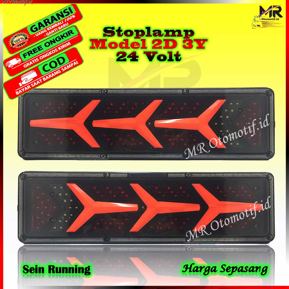 Jual Lampu Belakang Led Stop Lamp Sein Runing Variasi Mobil Truk Canter