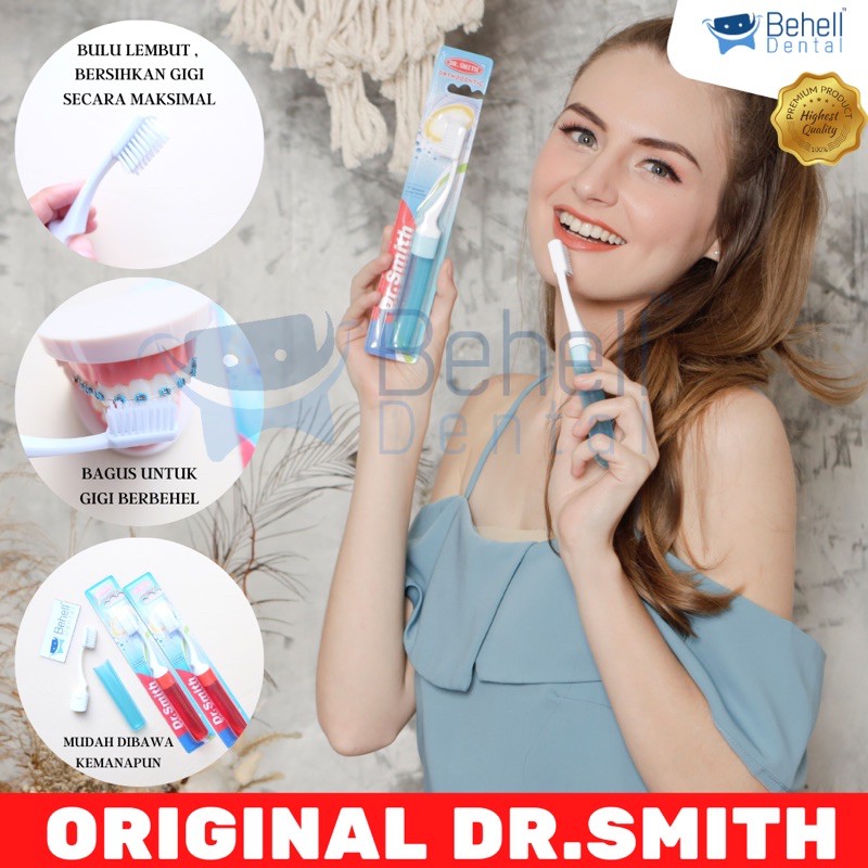 Jual Behelldental Sikat Gigi Behel Ortho Dr Smith Brush Kawat Dr