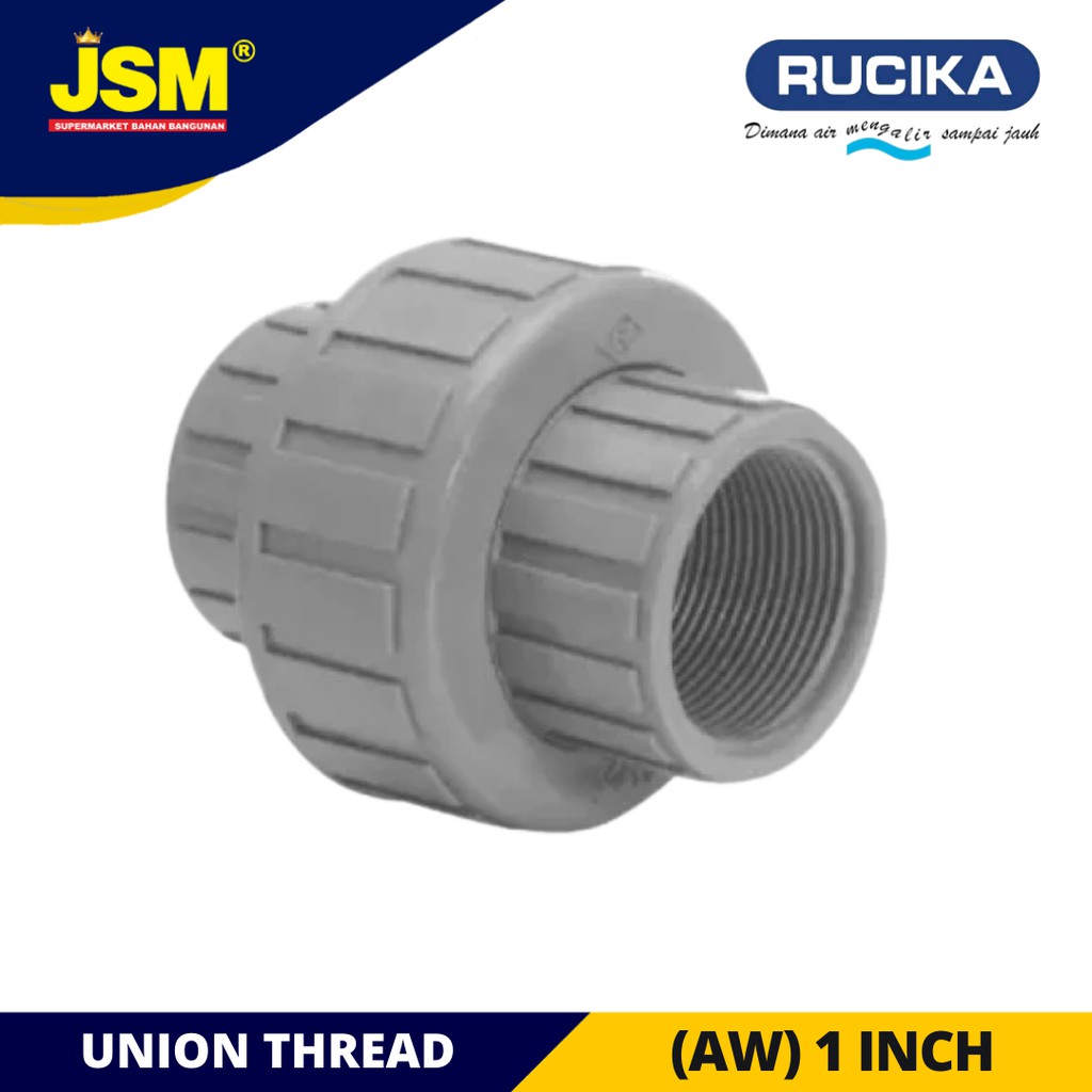 Jual Rucika Watermur Drat Union Thread Inch Aw Shopee Indonesia