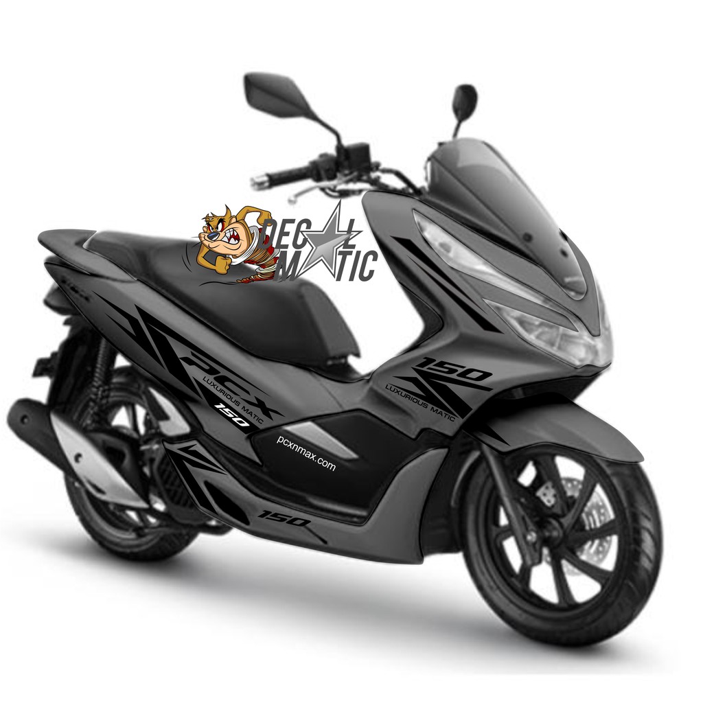 Jual Striping Cutting Sticker Honda PCX Abu Abu CSPC05 Shopee Indonesia