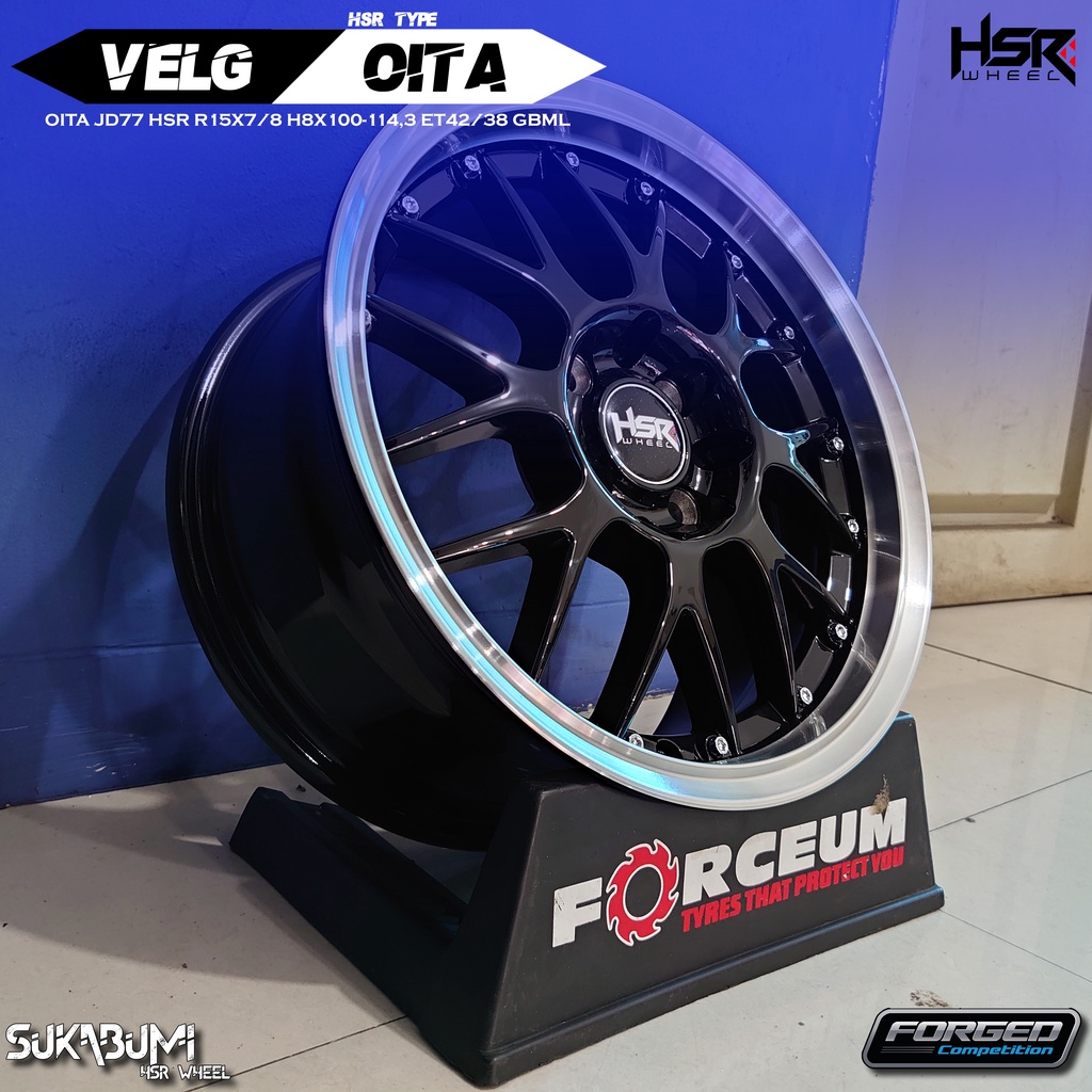 Jual Velg Mobil Street Racing Bbs Ring 15 Untuk Brio Agya Ayla HSR Oita