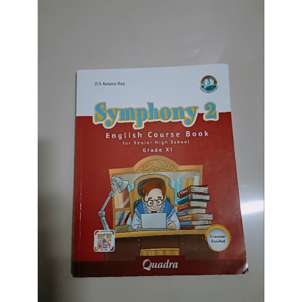 Jual BUKU SYMPHONY ENGLISH COURSE BOOK KELAS 2 SMA PENERBIT QUADRA