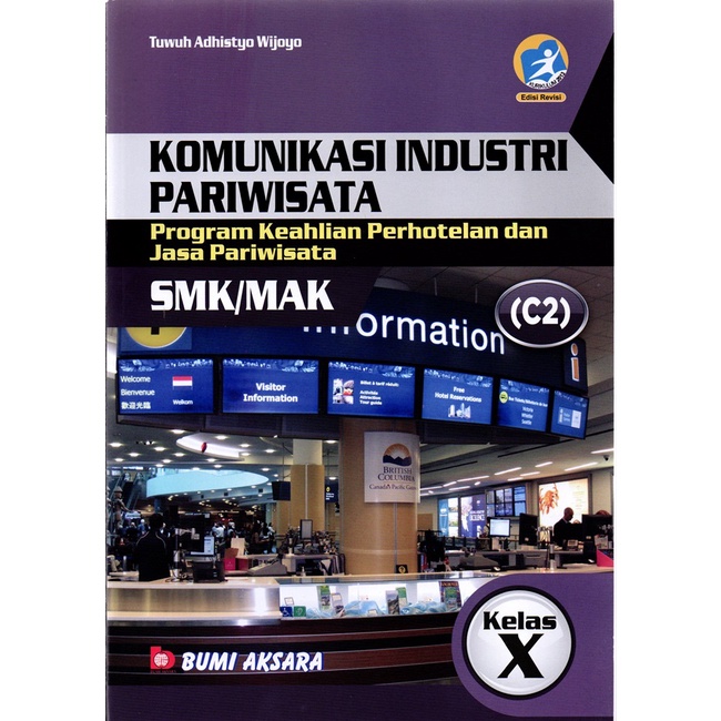 Jual Buku Smk Mak Kl X Komunikasi Industri Pariwisata Program Keahlian