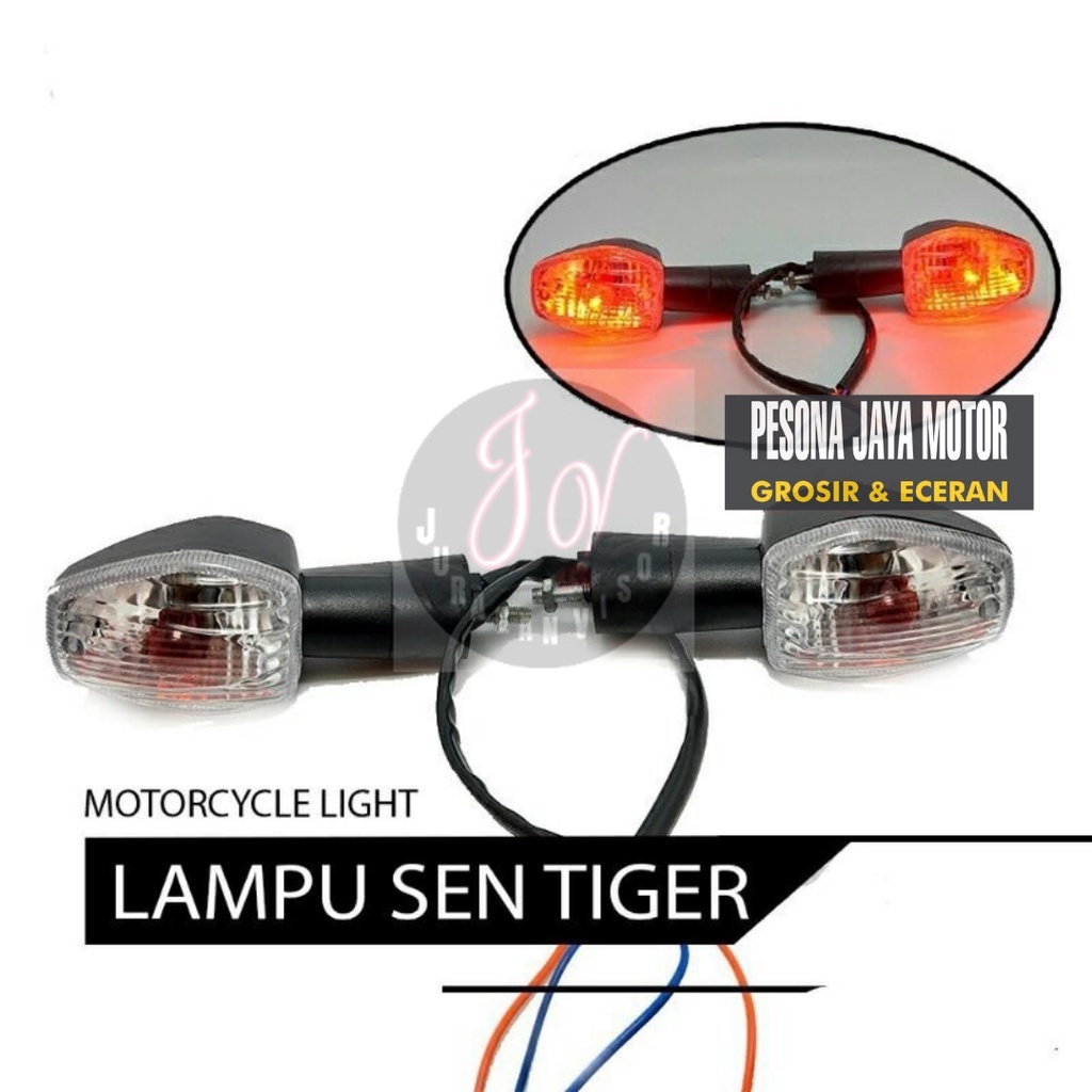 Jual Sen Tiger Standar Lampu Sein Standar Model Tiger Revo Universal