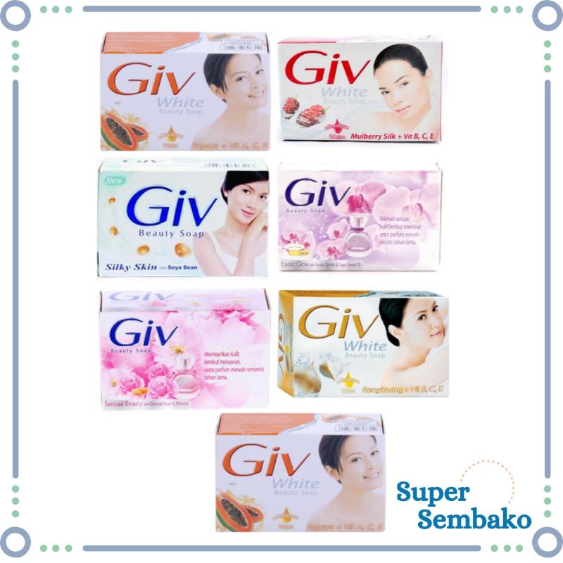 Jual Sabun Giv White Bengkoang Batang Gr Shopee Indonesia