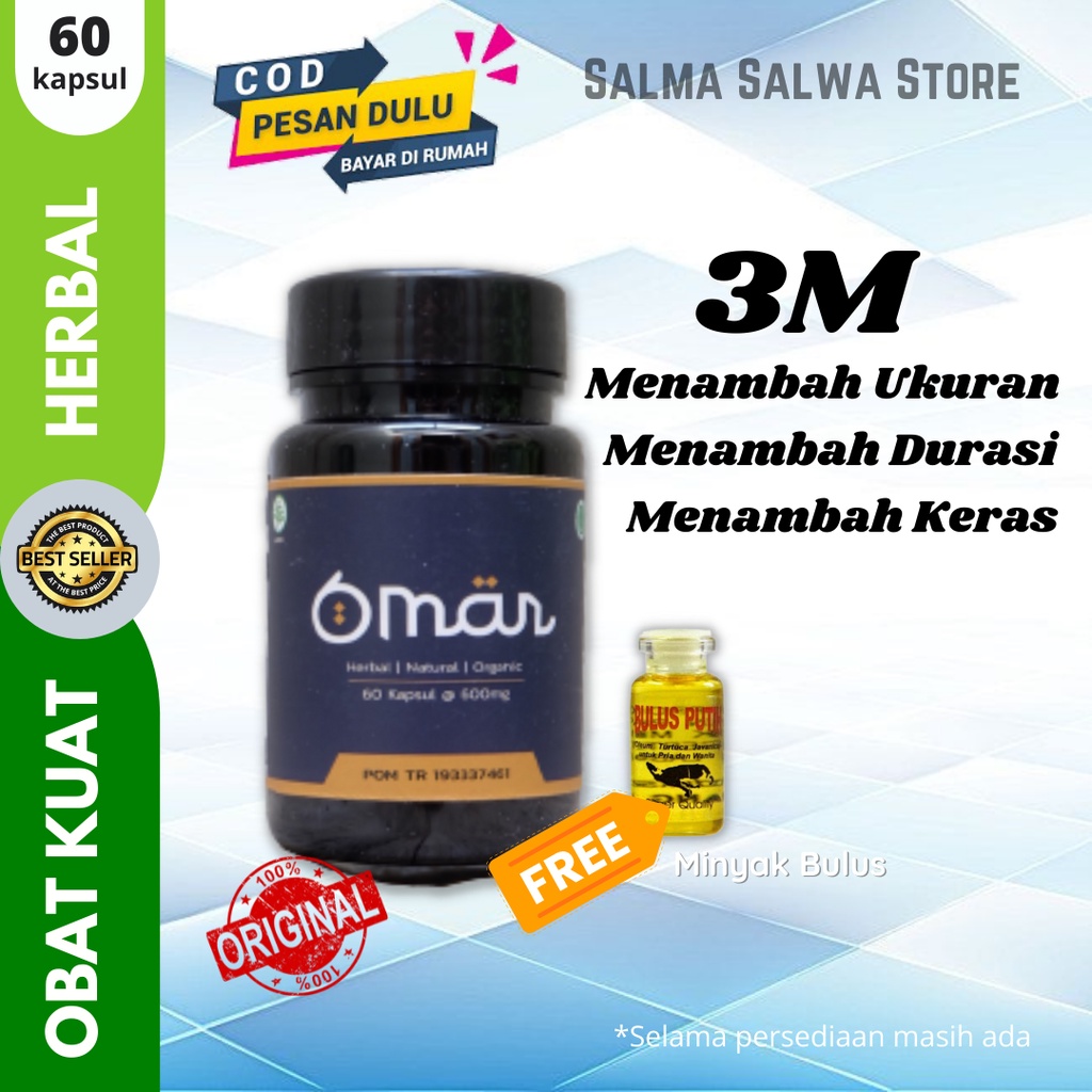 Jual Herbal OMAR Obat Kuat Pria Herbal Suplemen Stamina Pria 100