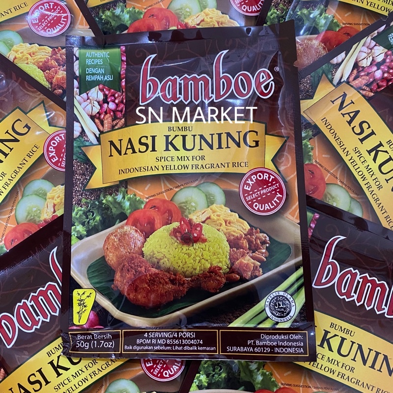 Jual Bamboe Bumbu Nasi Kuning Gr Shopee Indonesia