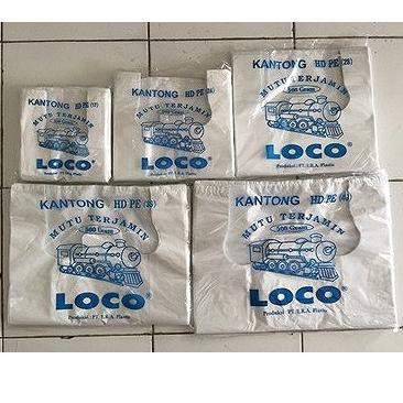 Jual Paling Keren Kantong Plastik Kresek Loco Putih Gr Tebal